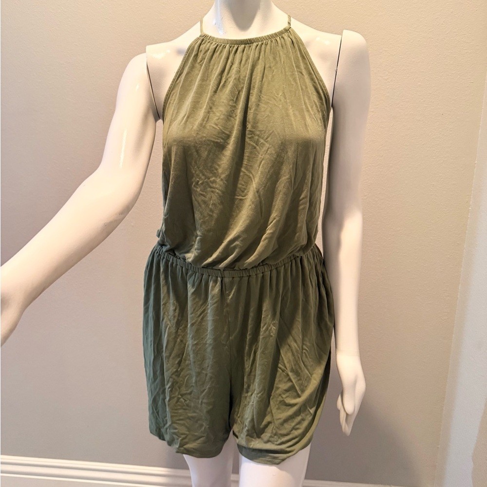 Old Navy Olive Green Jumpsuit